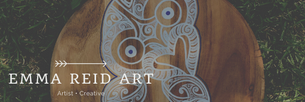 Emma Reid Art Banner/ Tiki Design