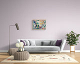 Long White Pohutukawa - Painting Above couch