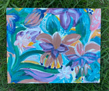 Florals - Canvas Painting - 22cm x 25.4cm