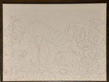 Fairies and Flowers Canvas ~ Paint it Yourself