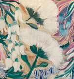White Pohutukawa Painting - 60.3cm x 60.4cm
