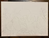 Fairies and Flowers Canvas ~ Paint it Yourself