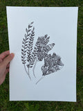 Kowhai Flower Grazing Tray - Illustration and Print Available now!
