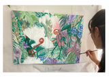 Pitau Painting in Progress